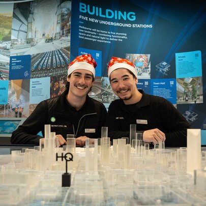 Metro Tunnel HQ: Christmas in July