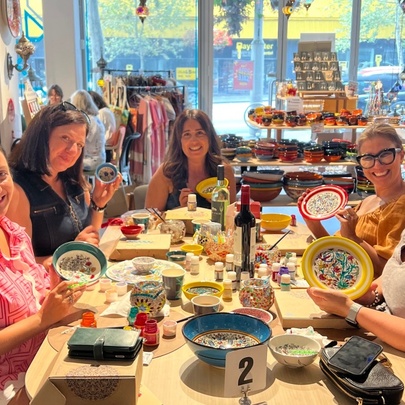 Paint and Sip Class: Ceramic Bowls and Plates