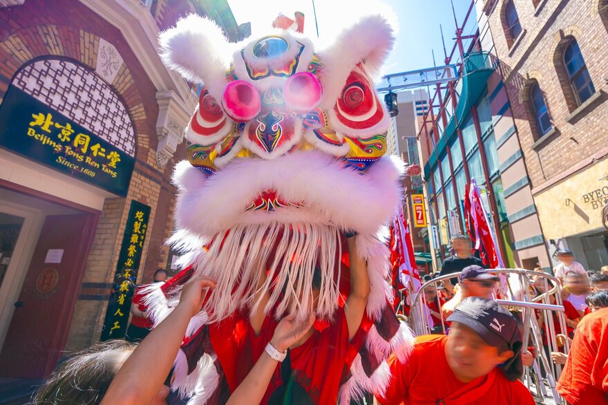 Where to see traditional lion dance performances in Melbourne 