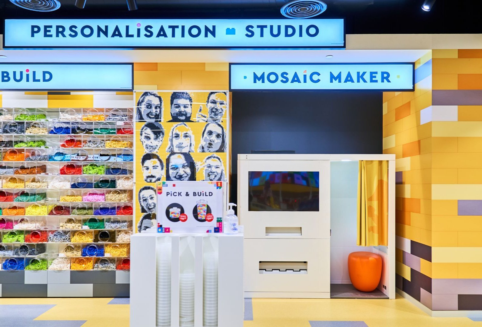 Personation Studio space at the Melbourne LEGO Certified Store