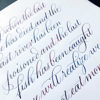 Introduction to Copperplate Calligraphy with Maria Montes