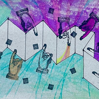 Zine Construction Class