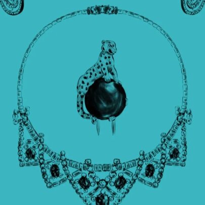 Cartier jewellery featuring diamonds and precious stones, and Wallis Simpson's leopard motif brooch.