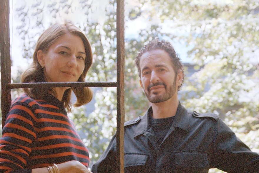 Sofia Coppola and fashion designer Marc Jacobs, who are the subject of Sofia Coppola's documentary film Marc by Sofia.