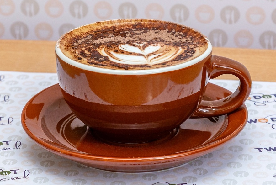 A cappuccino.