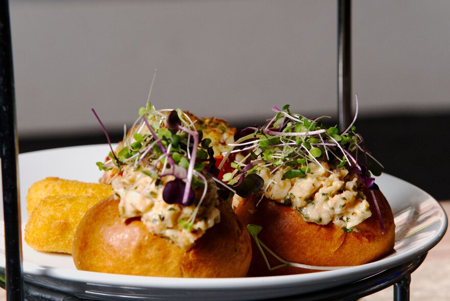 Brioche lobster sliders