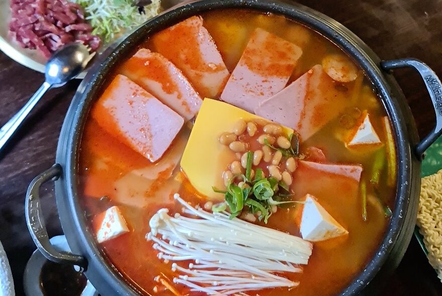 Hotpot, seen from above.