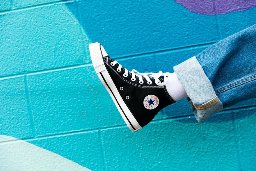 Converse All Star basketball sneaker.