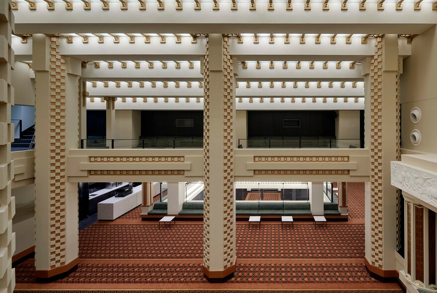 Refurbished interior of The Capitol cinema.