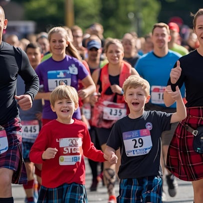 The Big Melbourne Kilt Run on The Tan