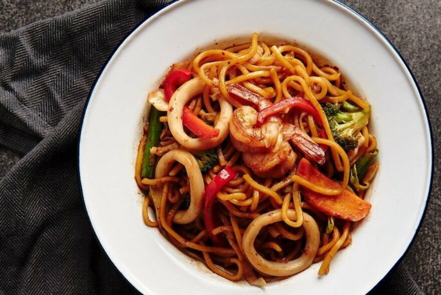 Thai noodle dish.