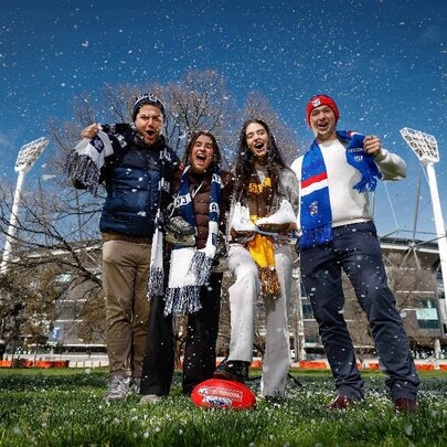 Ice Rink at the Footy Festival