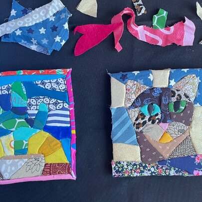 Kinusaiga: Japanese Fabric Collages