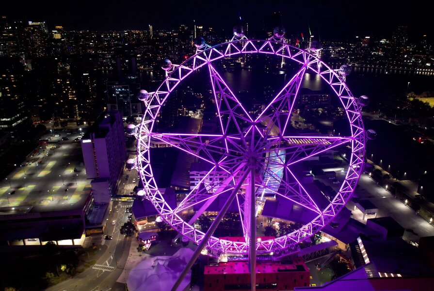 Melbourne Star: Turn on the Lights