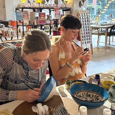 Ceramic Paint and Sip Classes