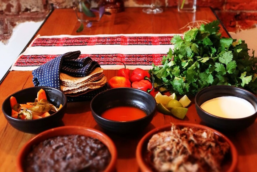 A Mexican feast.