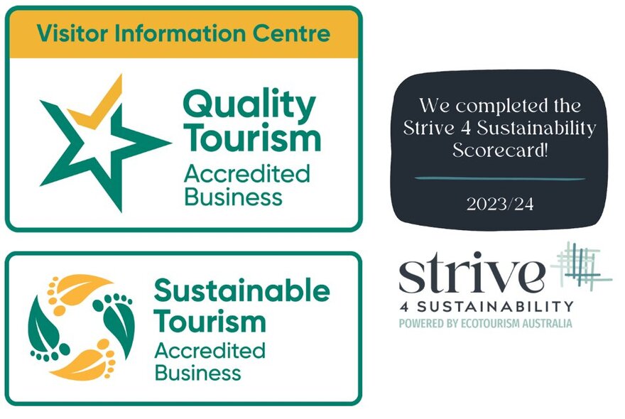 Sustainability and Quality Tourism logos 