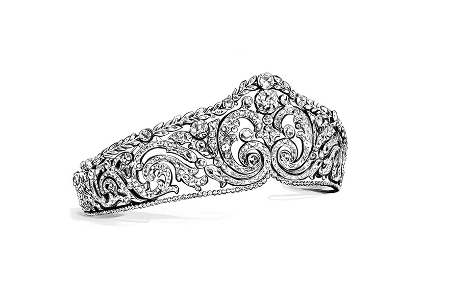 A diamond Cartier tiara.