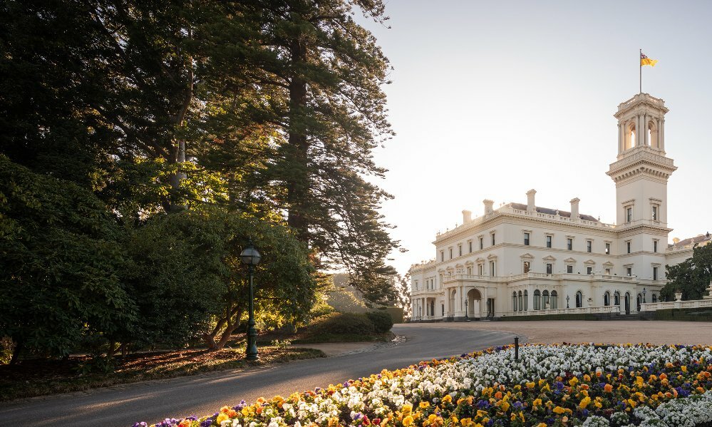 A historic government building