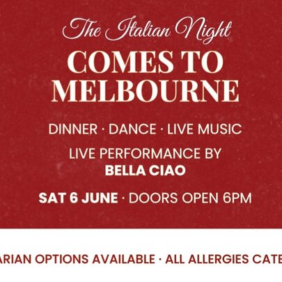Dinner and Dance Italian Night