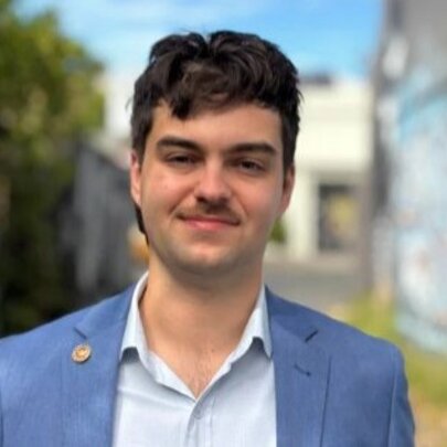 Portrait of trade unionist and writer, Oscar Kaspi-Crutchett.