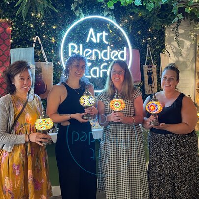 Mosaic Art Classes: Turkish Lamp Workshop