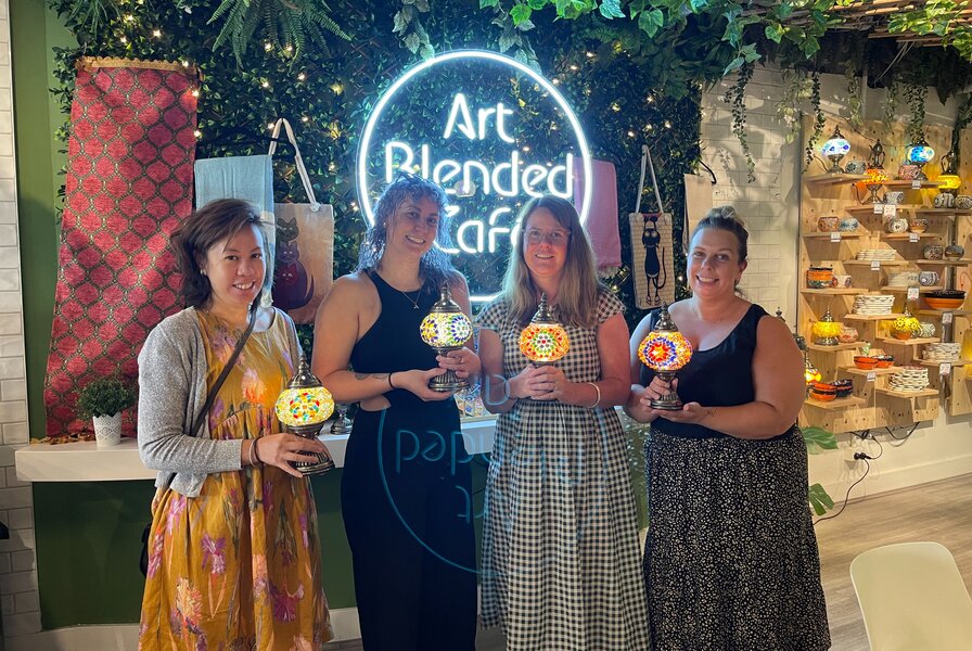 Mosaic Art Classes: Turkish Lamp Workshop