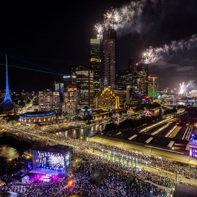 New Year's Eve at Fed Square