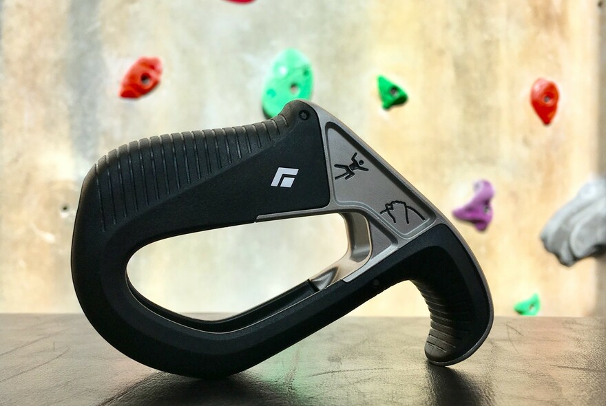 Grip equipment used to assist at indoor rock climbing.