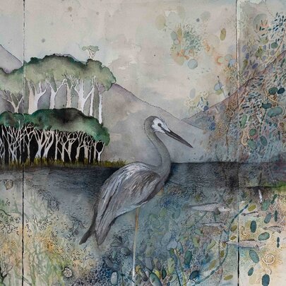 Visual Watercolour Ecology Painting