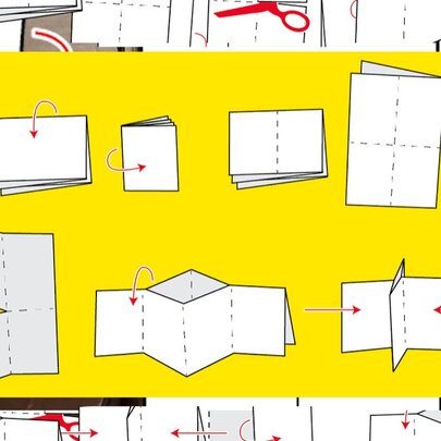 Zine Construction Instruction