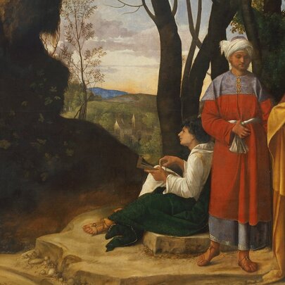 Giorgione’s painting The Three Philosophers (1505-9).