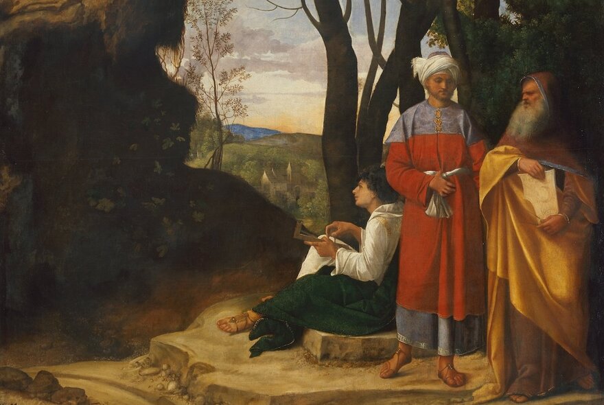 Giorgione’s painting The Three Philosophers (1505-9).