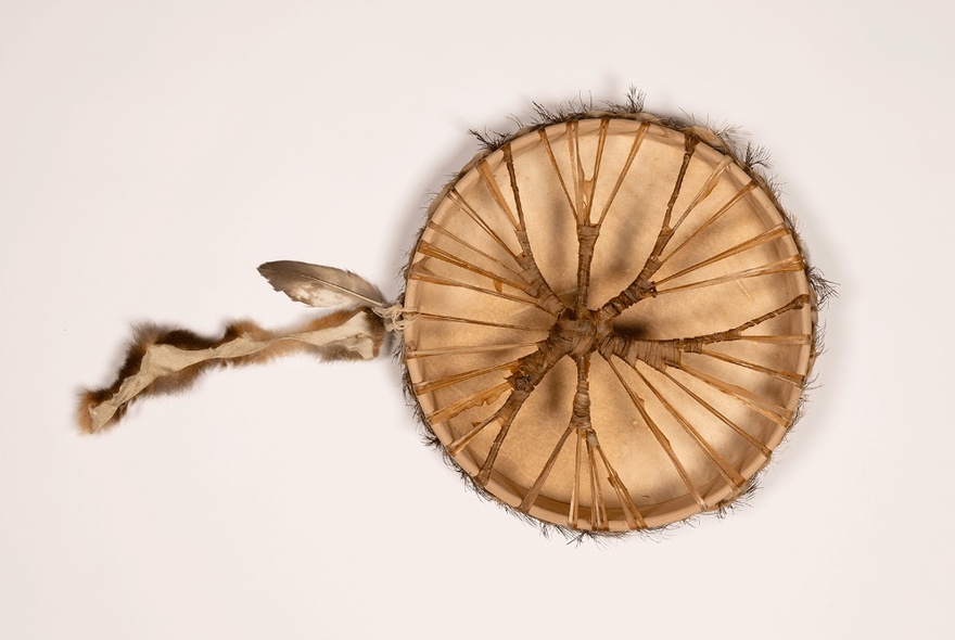 Possum-skin drum.