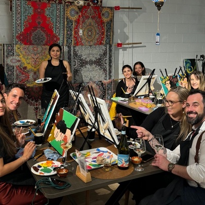 Paint and Sip Class: Acrylic Art on Canvas