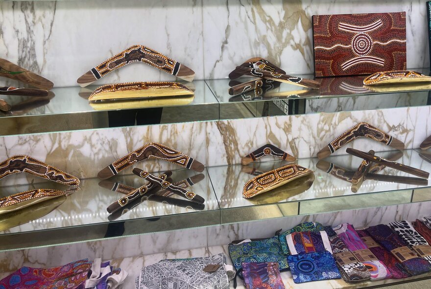 Artefacts on display inside SongLines Gallery.