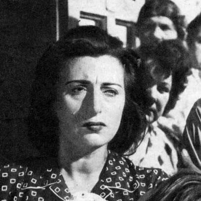 Italian actess Anna Magnani in a still from the 1951 Visconti movie, Bellissima.