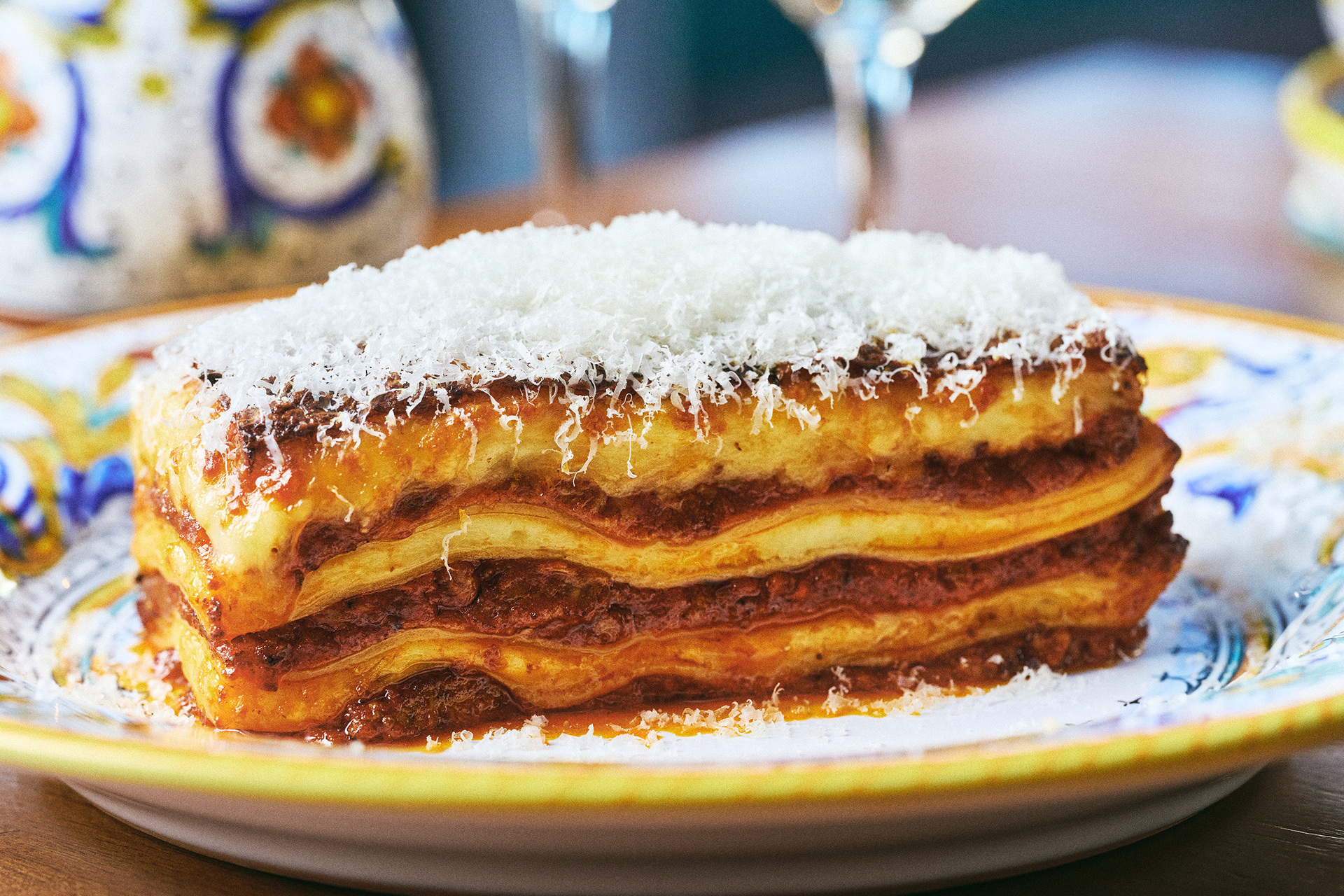 A slice of lasagne