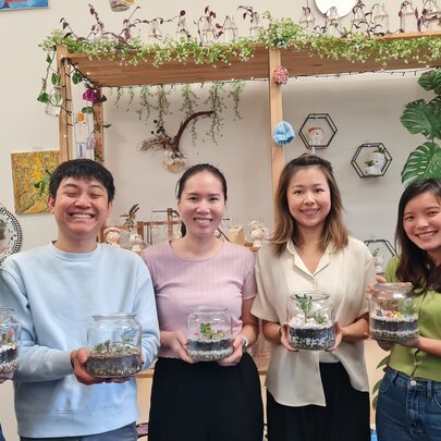 Serene Terrarium: Workshop for Beginners