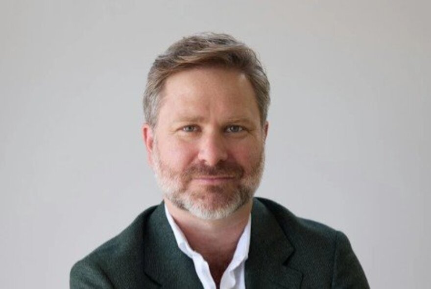 Portrait of Ed Coper, leading political communications expert.