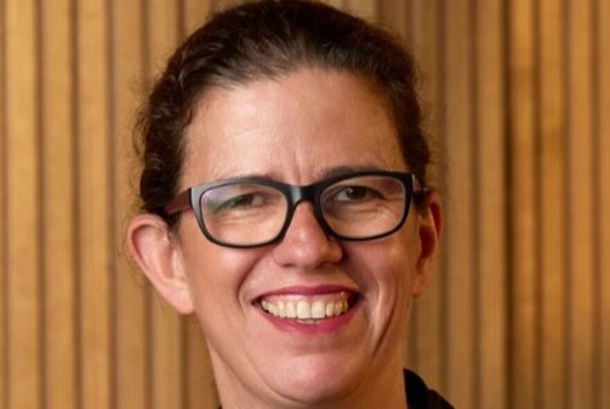 Portrait of Australian children's book author, R. A. Spratt.