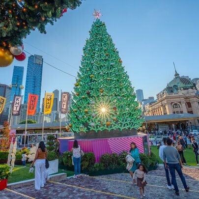 Christmas daytime trail