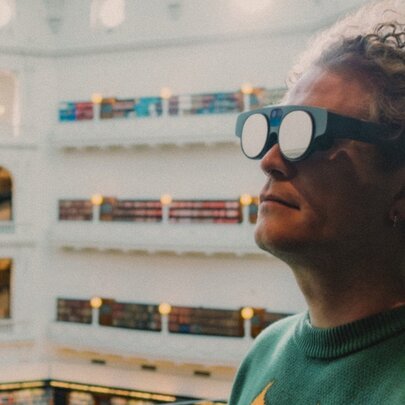 Mixed Reality in State Library Victoria's Dome
