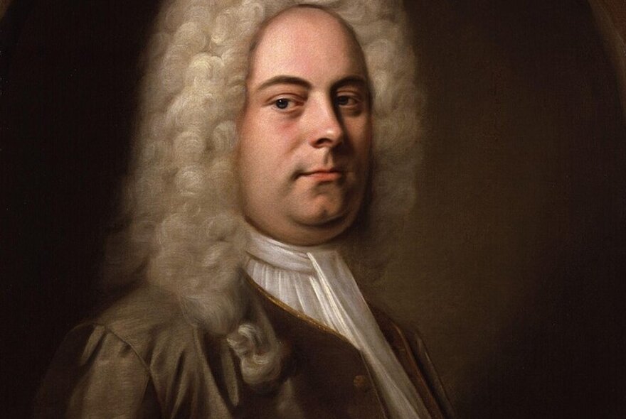 Portrait of George Frideric Handel (1685-1759), musician and composer.