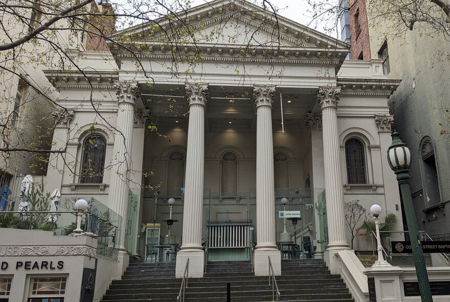 Collins Street Baptist Church.