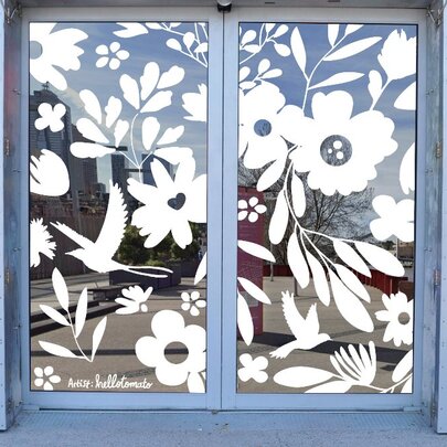 Glass Mural Painting