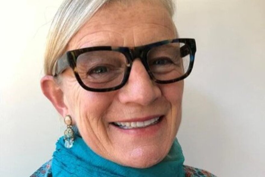 Portrait of children's book author, Alison Lester.