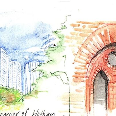 Travel Sketching with Watercolour Pencil