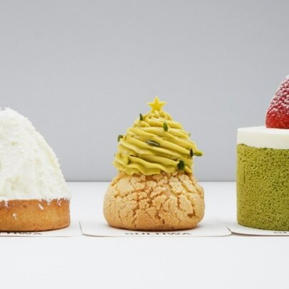 Three Christmas themed desserts