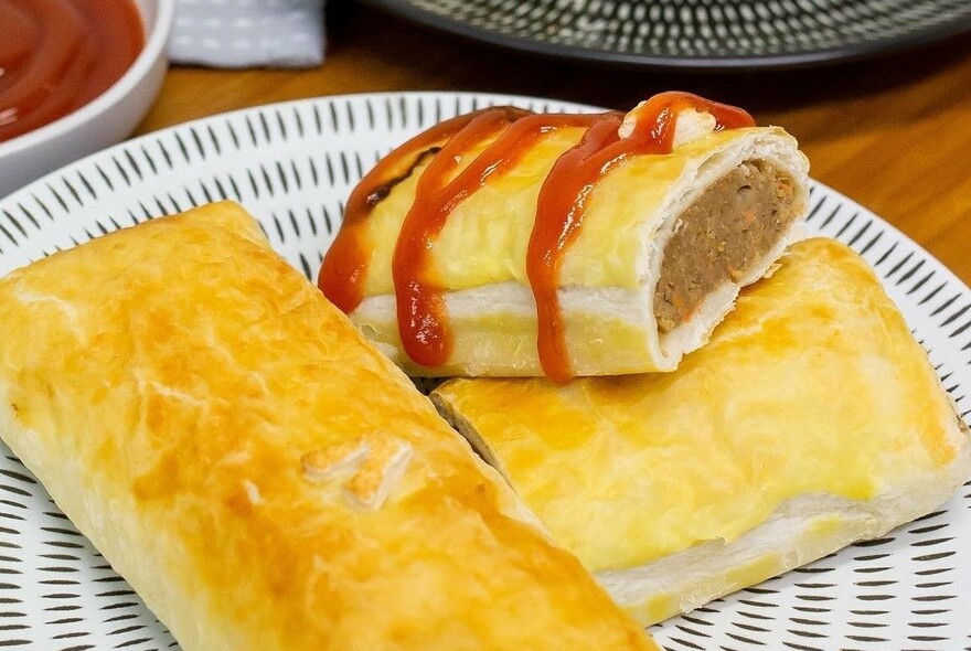 Sausage rolls.